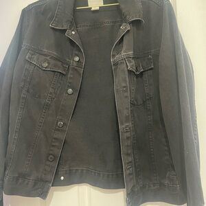 Classic Black Denim Jacket